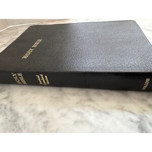 Vintage Collins Holy Bible Revised Standard Version RSV Black Gold Gilt 1952